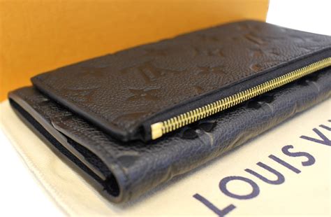 black leather Lv wallet